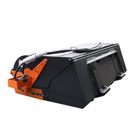 tmg skid steer sweeper attachment|TMG Industrial 72” Skid Steer Pick Up Broom Sweeper, Standard .